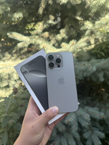 Apple iPhone: IPhone 16 Pro, Б/у, 256 ГБ, Natural Titanium, В рассрочку, 93 %