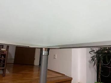 Stolovi: Stakleni trpezarijski/kuhinjski sto modernog dizajna. - Radna ploča — 6