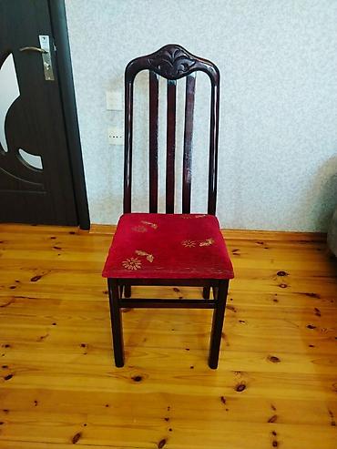 taxtalar: Yemək otağı dəsti – masа və stullar - Material: təbii ağac karkas — 3