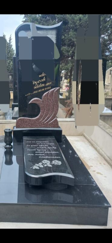 Başqa xidmətlər: İstənilən məzar daşlarının hazırlanması, qurulması, çatdırılması — 23