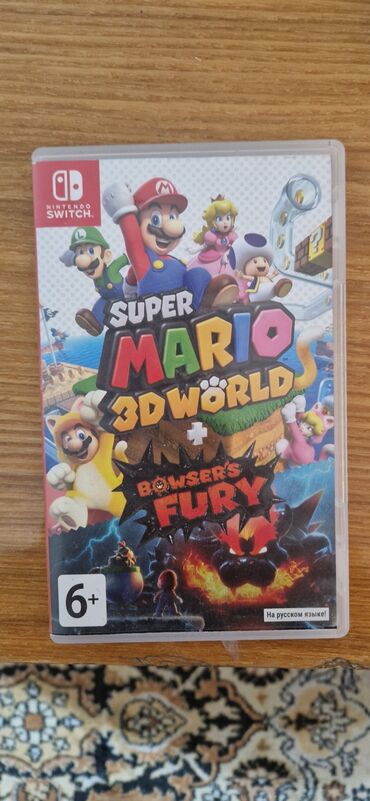 Игры для Nintendo Switch: Super Mario 3d world + bowser fury для Nintendo switch, картридж с