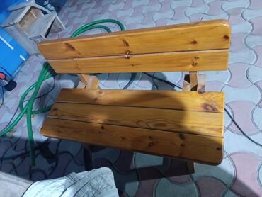 Скамейки: Скамейка Дерево, Со спинкой, Без крыши