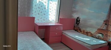 yatağ dəsti: Qız üçün, İşlənmiş, 2 təknəfərlik çarpayı