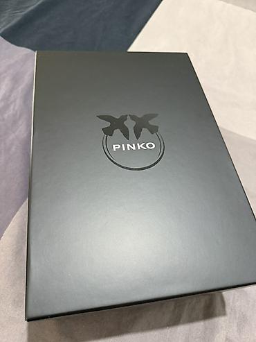 jezica: Pinko ženske patike – koža i antilop, bež/ekru - Model niskog profila — 6