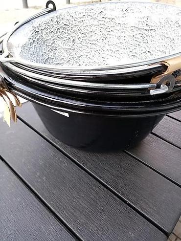 mesing cena: EMAJLIRANI KOTLICI NOVI VISE ZAPREMINA ZA GULAS, CORBU, PASU | Cene — 1