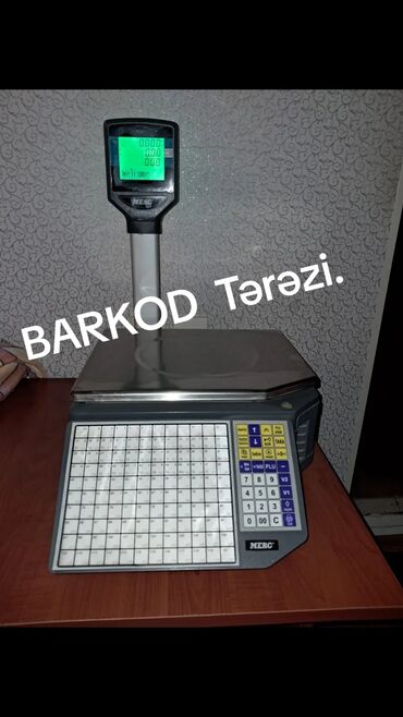 Ticarət tərəziləri: Barkod Tərəzi 500azn.Saz vəziyyətdə.
Real alıcıya endirim var