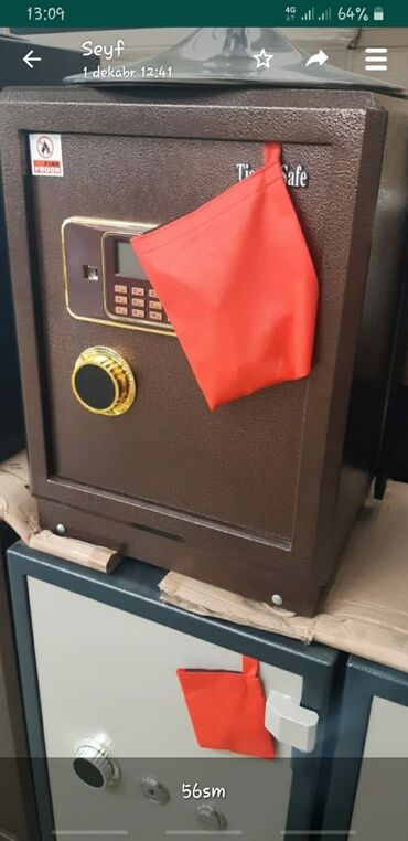 Seyflər: Seyf kassa hər ölçüdə seyf lərimiz var 🔥 yağına davamlı və davamsız — 9