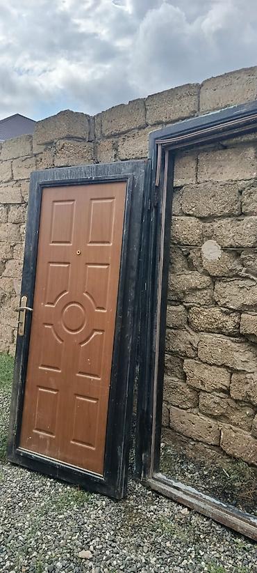 domax qapi: Dəmir giriş qapısı – qutu və aksesuarlarla - Material: qalın metal — 1