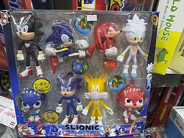 Оюнчуктар: Набор фигурок по мотивам Sonic the Hedgehog. Состав набора: - 8 — 1