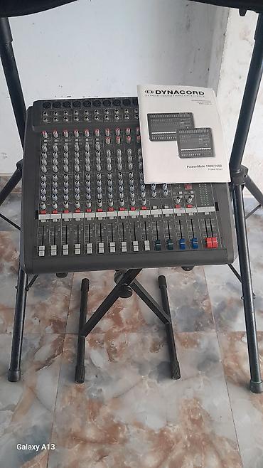 sesucaldan: Dynacord PowerMate 1000/1600 gücləndiricili mikser + Yamaha S115V — 1