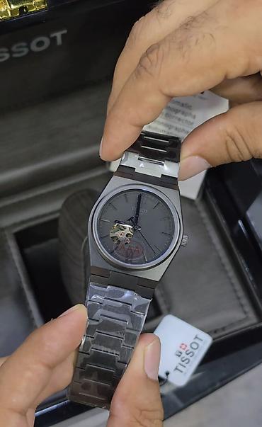 chopard qolbaq: Tissot kişi saatı – avtomatik mexanizmli, skeleton “open-heart” — 1