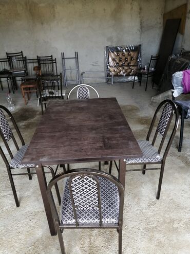 Masa və oturacaq dəstləri: Kuxna üçün masa və oturacaqlar desti, kafe və cayxana üçün stol stul -da lalafo.az — 18 Masa və oturacaq dəstləri: Kuxna üçün masa və oturacaqlar desti, kafe və cayxana üçün stol stul — 18