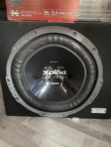 sony maqintafon: Sony Xplod subwoofer sistemi – model XS-GTX150LE - Güc: 1300W Peak — 1