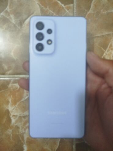 Samsung: Samsung Galaxy A53, Б/у, 128 ГБ, цвет - Голубой, 2 SIM