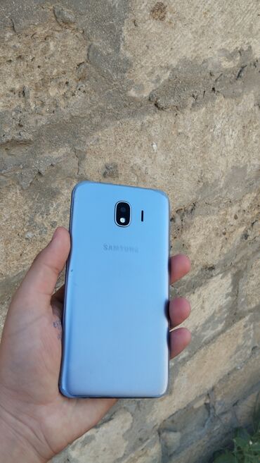 samsung galaxy a52 qiymeti: Samsung Galaxy J4 2018, 32 GB, rəng - Göy, Düyməli