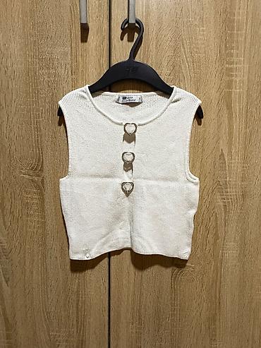 lisica kupaci: Pleteni crop top bez rukava – FB Sister Knitwear - Brend/model: FB — 1