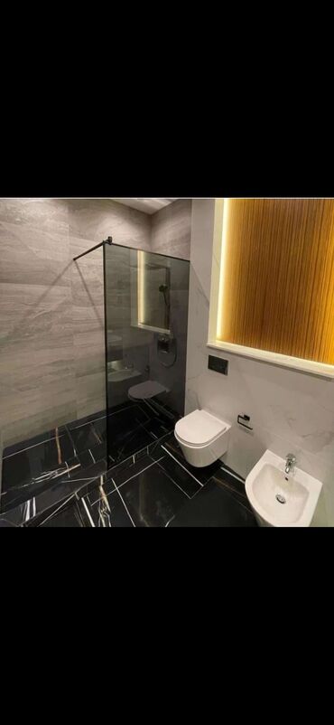 Duş kabinaları, arakəsmələr: Yeni Üstü açıq kabina, Künc üçün, Pulsuz çatdırılma — 14