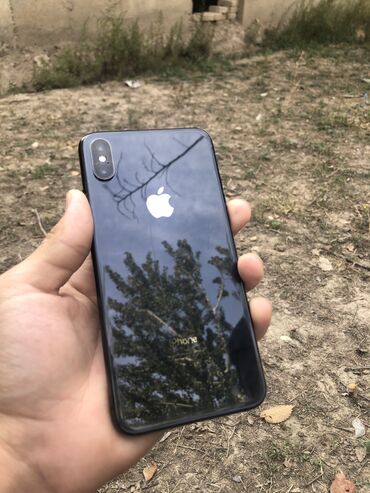 продам айфон 15: IPhone Xs Max, Б/у, 256 ГБ, Черный, Защитное стекло, Чехол