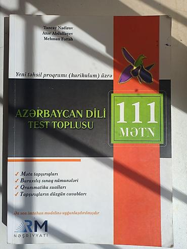 Azərbaycan dili test toplusu — 11-ci sinif Yeni təhsil proqramı lalafo.az -da Azərbaycan dili test toplusu — 11-ci sinif Yeni təhsil proqramı