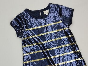 sukienka srebrna: Dress, Lindex, 5-6 years, 110-116 cm, condition - Perfect