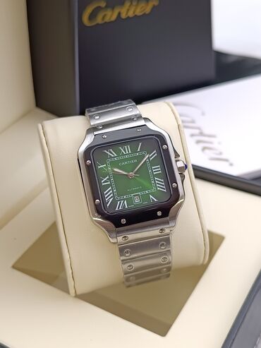 Qol saatları: Yeni, Qol saatı, Cartier, rəng - Gümüşü — 2