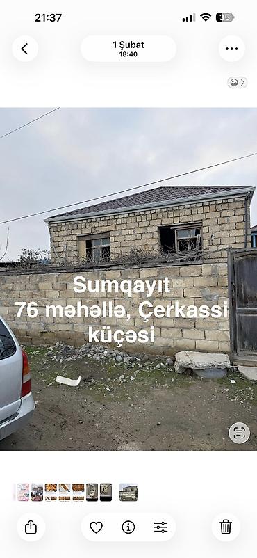 Həyət evləri və villaların satışı: Sumqayit Arxiv idaresinin arxasi. 76-cı məhəllə. Satış üçün yarımçıq — 30