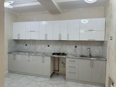 Salon, tibbi kreslolar: Mətbəx mebeli yığılıb heç istifadə edilməyib təzədir uzunu 3,94 eni
