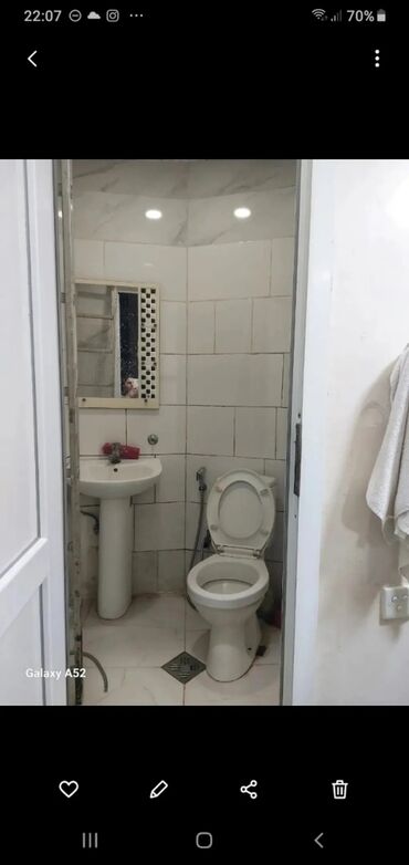 kiraye evler qubada ayliq: Ev yerlesir tarqovda 2 mertbeni 1ci mertbesinde 1 otaqli evdi