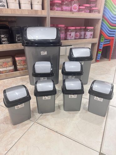 Digər ofis ləvazimatları: Ofis və ev üçün zibil qabı – praktik və rahat Plastik zibil qutusu – — 5