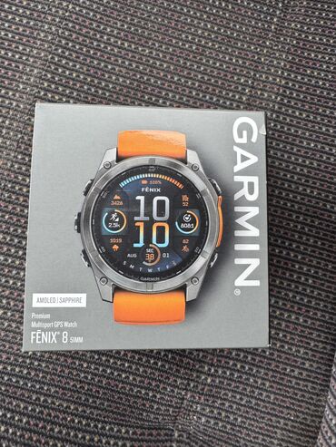 Garmin: *010-02905-11* garmin fenix 8 - 51 mm, amoled, sapphire titanium with