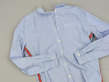 Shirts: Shirt 13 years, condition - Perfect, pattern - Striped, color - Blue