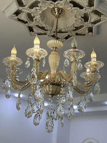 omid lüstur: Çılçıraq, 6 lampa, Şüşə — 2