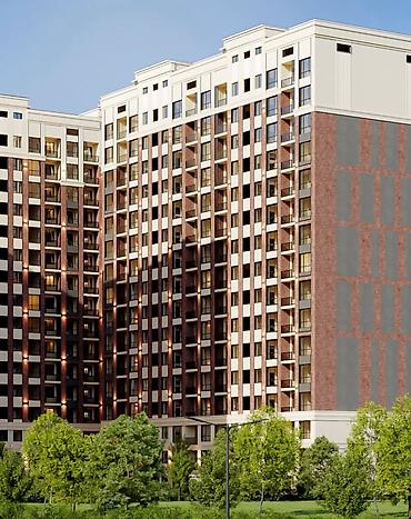 квартира 2 к: 1 комната, 45 м², Элитка, 8 этаж, ПСО (под самоотделку) — 1