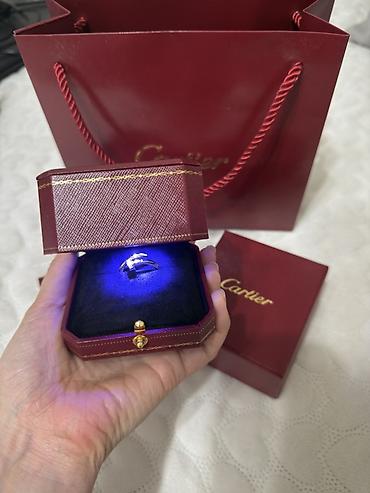 Кольцо Cartier Juste un Clou, размер 16 медицинская сталь под желтое