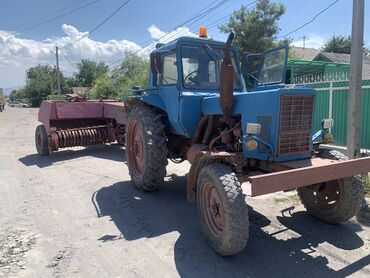 трактор баалары: Продается трактор мтз 80 и пресс подборщик кыргызстан . Техника в