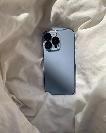 IPhone 13 Pro, Б/у, 128 ГБ, Sierra Blue, Зарядное устройство, Защитное стекло, Чехол, 84 %