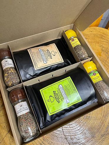 Чай, кофе, напитки: Набор кофе Эстетика вкуса. • Подарочная коробка — 9