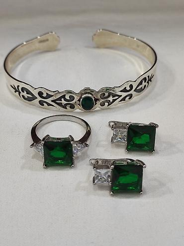 Серебряные наборы украшений: Серебряный Набор+ Билерик Серебро 925 пробы Размеры имеются Набор at lalafo.kg — 9 Серебряные наборы украшений: Серебряный Набор+ Билерик Серебро 925 пробы Размеры имеются Набор — 9