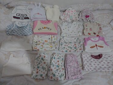 Uşaq geyimi və ayaqqabıları: Uşaq dəsti, Qız üçün, 3 - 6 ay, Gucci