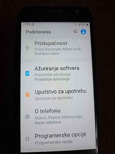 Samsung: Samsung Galaxy J3 (2017) – crni-polovan ispravan - Ekran 5.0" (Super — 4