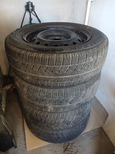 bridgeston: Комплект зимних колес на штампованных дисках. - Шины: Bridgestone — 1