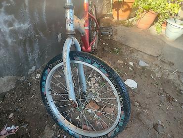 yeni velosiped: Uşaq/yeniyetmə velosipedi – BMX tərzində - Rəng: qırmızı-gümüş — 4