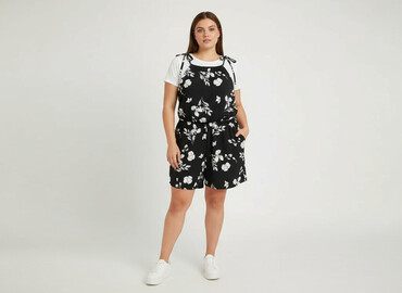 shein spodenki plus size: Shein, Kombinezon damski, rozmiar 2XL