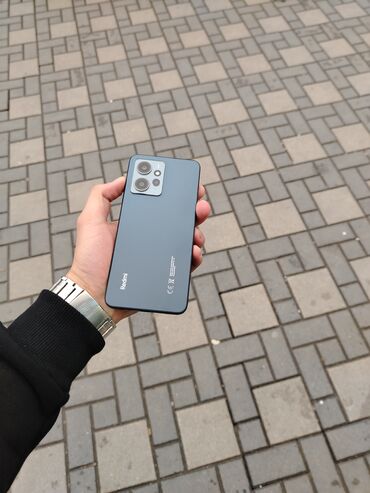 Xiaomi: Xiaomi Redmi Note 12, 128 GB, rəng - Boz, 
 Düyməli, Barmaq izi, Face ID