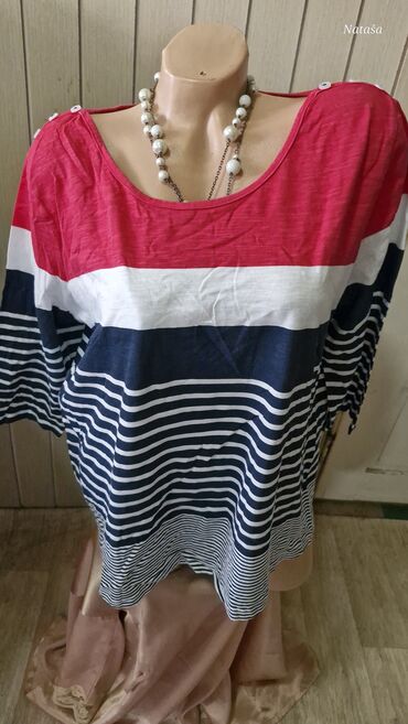 jakne pull and bear: C&A, 2XL (EU 44), Cotton, Stripes, color - Multicolored