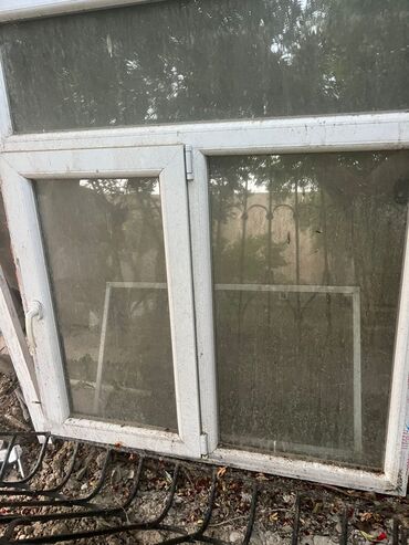 pencere qiymetleri: İşlənmiş İki qat şüşə paketi Plastik pəncərə, Еni: 140 sm, Uzunluğu: 160 sm