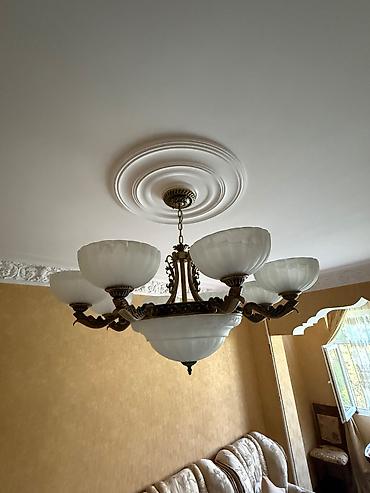 İşıqlandırma: Çılçıraq, 9 lampa, Şüşə — 2