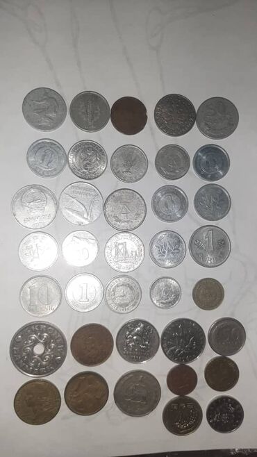 Монеты: Монеты разные Европа и не только. цена по 50с