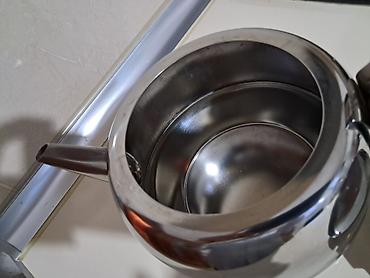 çaydan qiymətləri: Yeni, rəng - Gümüşü, Çaydan, Paslanmayan polad, 1 l — 2