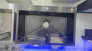 Mətbəx çanaqları: Kvadrat Mətbəx çanağı, Paslanmaz polad — 2